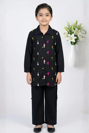 2 PIECE - EMBROIDERED SOFT COTTON CARGO SUIT