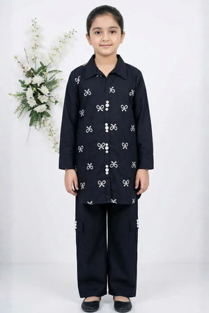 2 PIECE - EMBROIDERED COTTON CARGO SUIT