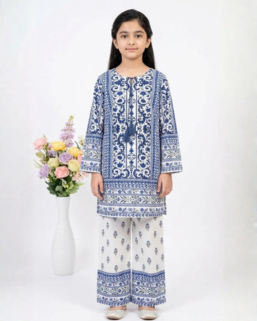 2 PIECE - PRINTED CAMBRIC SUIT