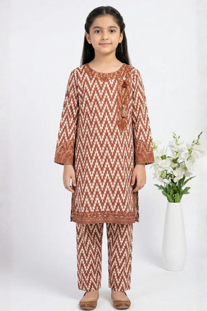 2 PIECE - EMBROIDERED LAWN SUIT