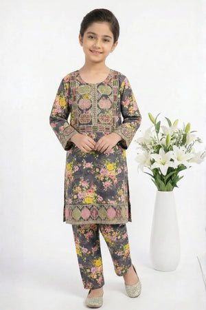 2 PIECE - EMBROIDERED LAWN SUIT
