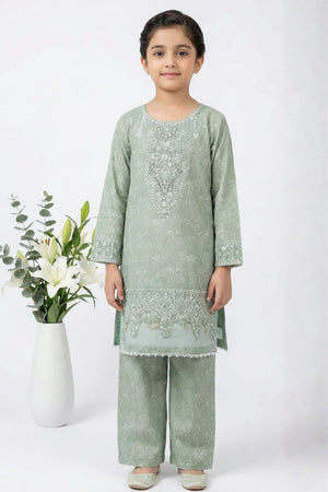 2 PIECE - EMBROIDERED LAWN SUIT