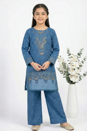 2 PIECE - EMBROIDERED LAWN SUIT
