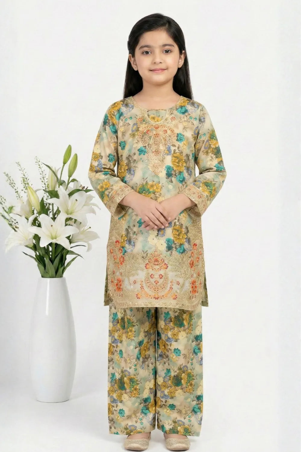 2 PIECE - FARSHI SHALWAR LAWN SUIT