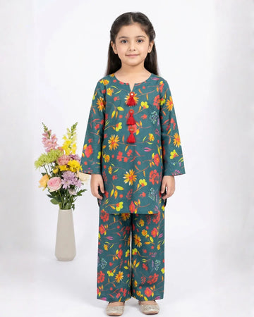 2 PIECE - PRINTED LAWN SUIT