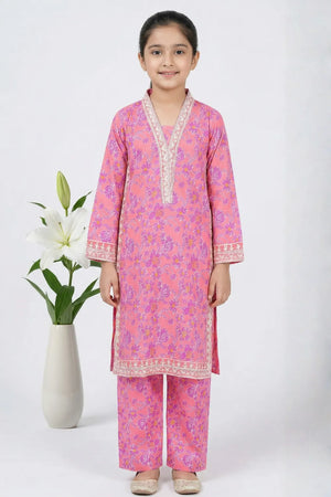 2 PIECE - EMBROIDERED LAWN SUIT