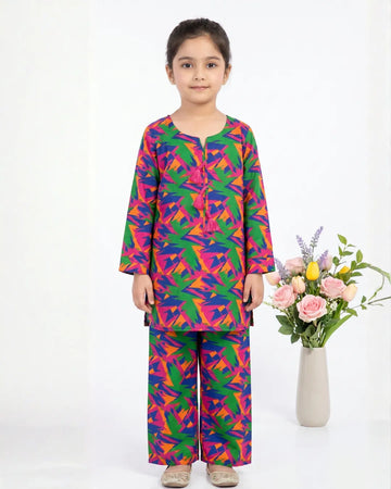 2 PIECE - PRINTED LAWN SUIT