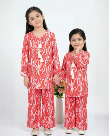 2 PIECE - PRINTED LAWN SUIT