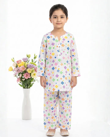 2 PIECE - PRINTED LAWN SUIT