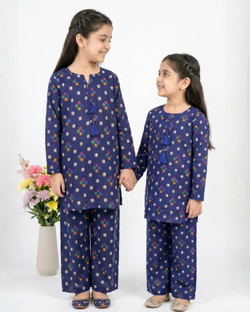 2 PIECE - PRINTED LAWN SUIT