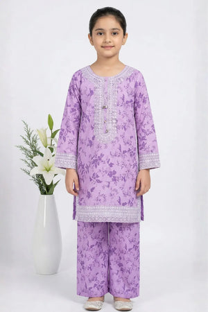 2 PIECE - EMBROIDERED LAWN SUIT