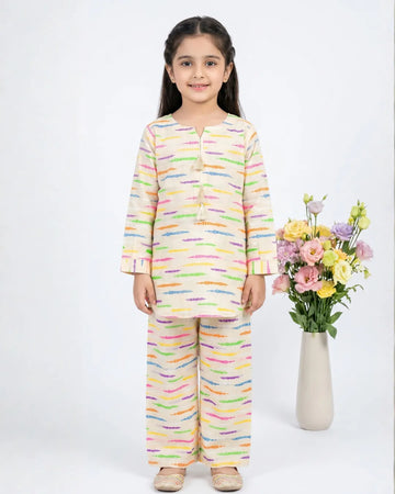 2 PIECE - PRINTED LAWN SUIT