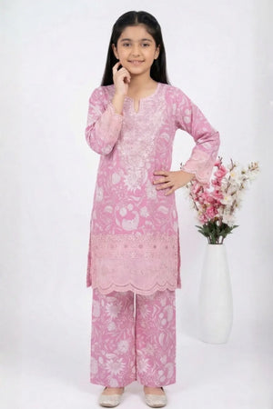 2 PIECE - EMBROIDERED LAWN SUIT