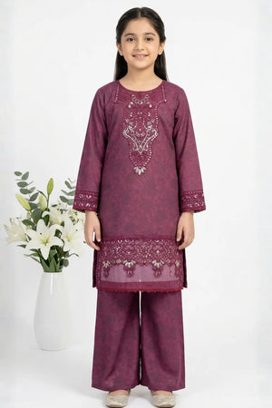 2 PIECE - EMBROIDERED LAWN SUIT
