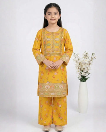 2 PIECE - EMBROIDERED LAWN SUIT