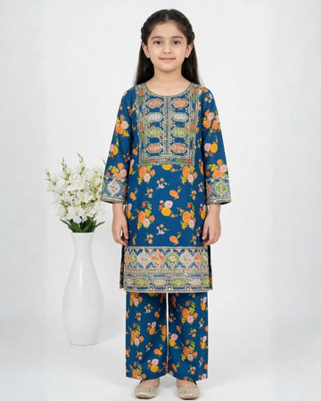 2 PIECE - EMBROIDERED LAWN SUIT