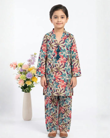 2 PIECE - PRINTED LAWN SUIT