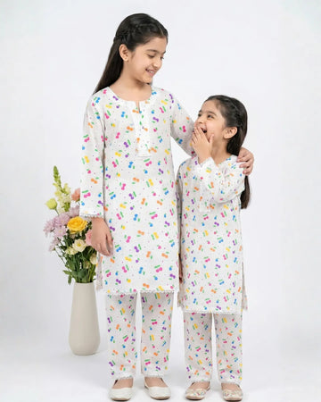 2 PIECE - PRINTED LAWN SUIT