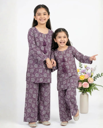 2 PIECE - PRINTED LAWN SUIT