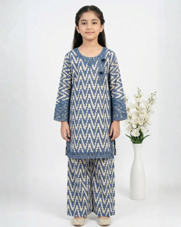 2 PIECE - EMBROIDERED LAWN SUIT