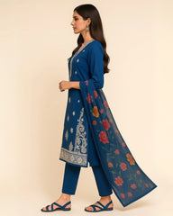 3 PIECE - EMBROIDERED LAWN SUIT