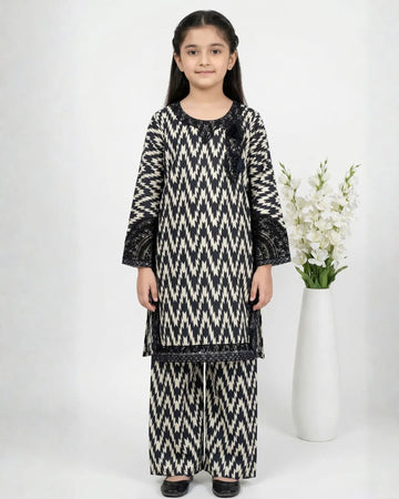 2 PIECE - EMBROIDERED LAWN SUIT