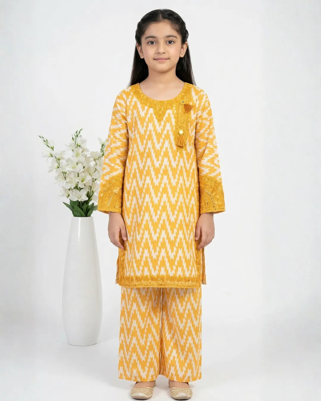 2 PIECE - EMBROIDERED LAWN SUIT
