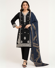 3 PIECE - EMBROIDERED LAWN SUIT