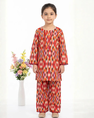 2 PIECE - PRINTED LAWN SUIT
