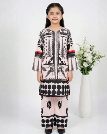 2 PIECE - PRINTED CAMBRIC SUIT