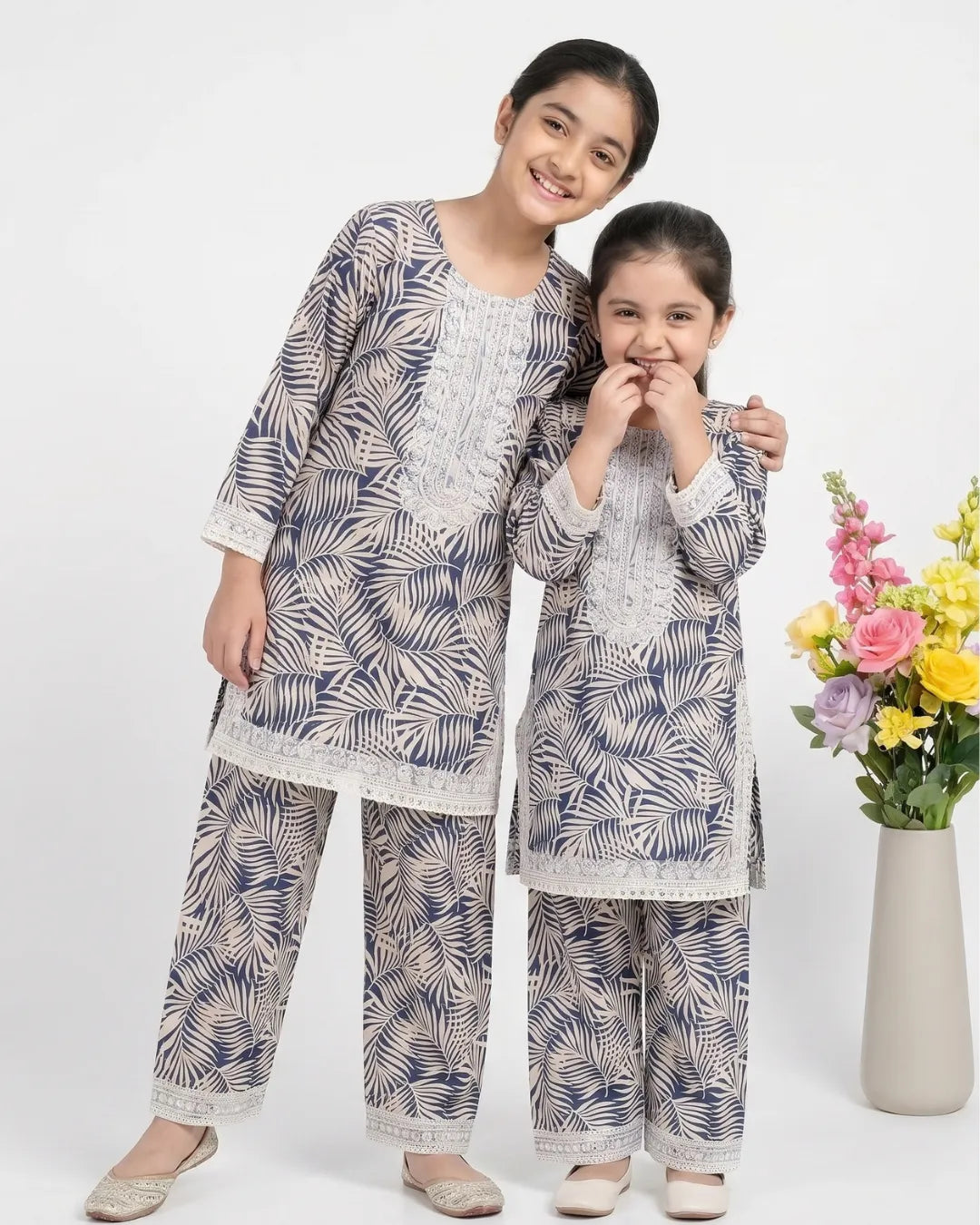 2 PIECE - EMBROIDERED LAWN SUIT