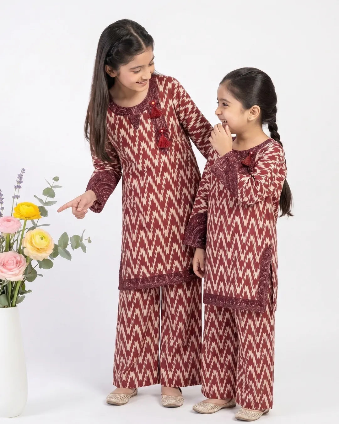 2 PIECE - EMBROIDERED LAWN SUIT