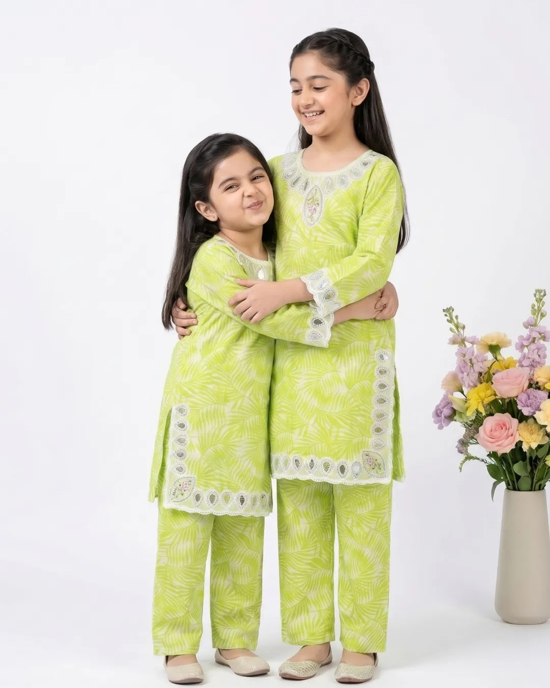 2 PIECE - EMBROIDERED LAWN SUIT