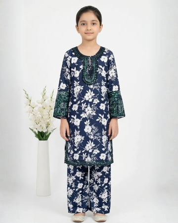2 PIECE - EMBROIDERED LAWN SUIT