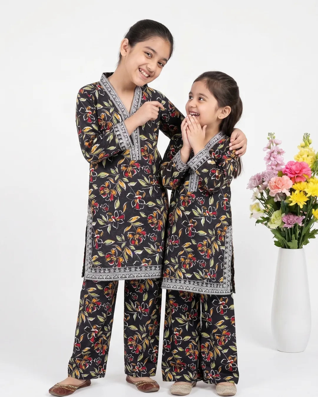 2 PIECE - EMBROIDERED LAWN SUIT