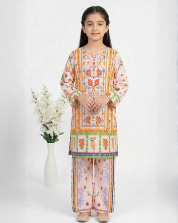 2 PIECE - PRINTED CAMBRIC SUIT