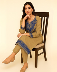 3 PIECE - EMBROIDERED LAWN SUIT