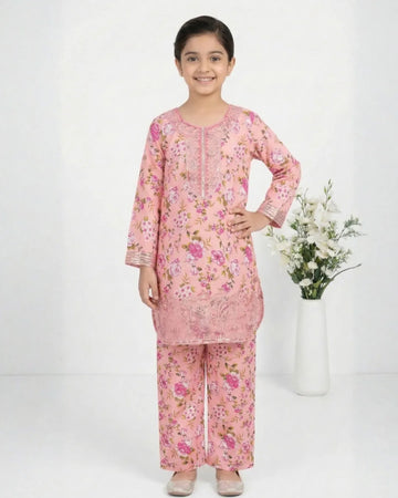 2 PIECE - EMBROIDERED LAWN SUIT