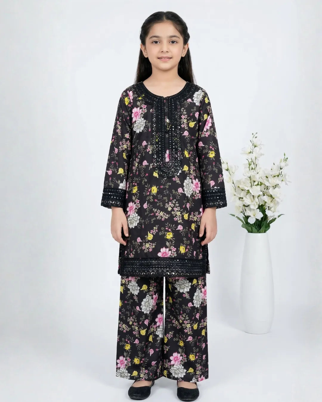2 PIECE - EMBROIDERED LAWN SUIT