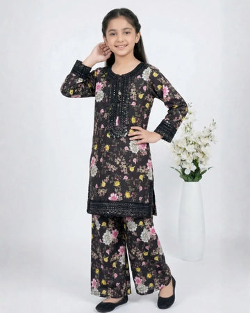 2 PIECE - EMBROIDERED LAWN SUIT