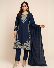 3 PIECE - EMBROIDERED LAWN SUIT