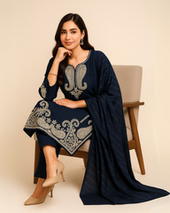 3 PIECE - EMBROIDERED LAWN SUIT