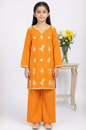 2 PIECE - EMBROIDERED KHADDAR SUIT
