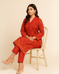 3 PIECE - EMBROIDERED LAWN SUIT