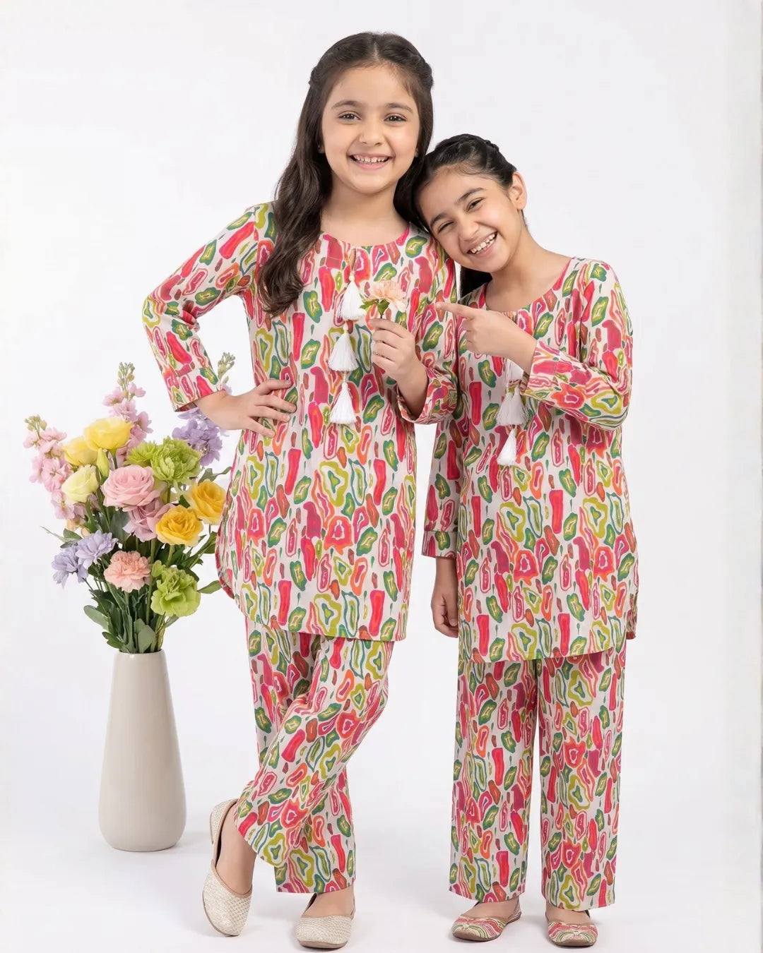 2 PIECE - PRINTED LAWN SUIT