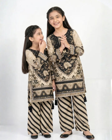 2 PIECE - PRINTED CAMBRIC SUIT