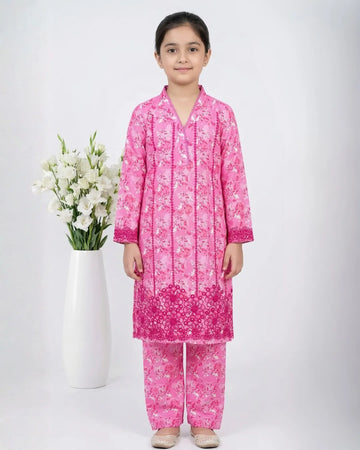 2 PIECE - EMBROIDERED LAWN SUIT