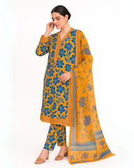 3 PIECE - EMBROIDERED LAWN SUIT