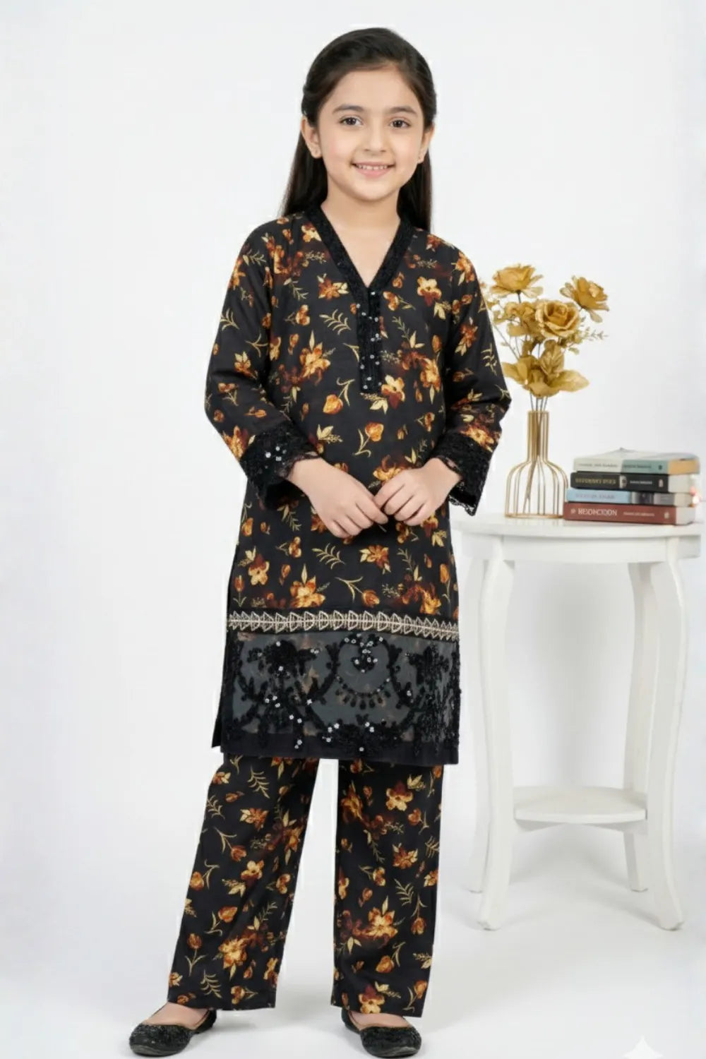 2 PIECE - EMBROIDERED LAWN SUIT