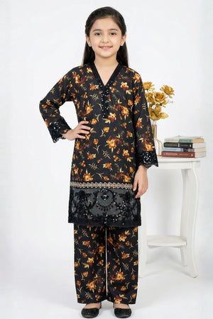 2 PIECE - EMBROIDERED LAWN SUIT